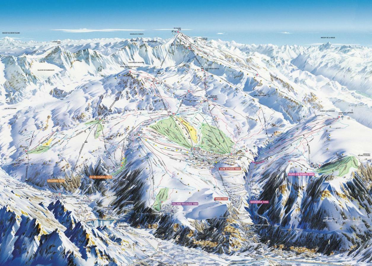 Apartament Les Lys Oranges Le Bourg-dʼOisans Zewnętrze zdjęcie
